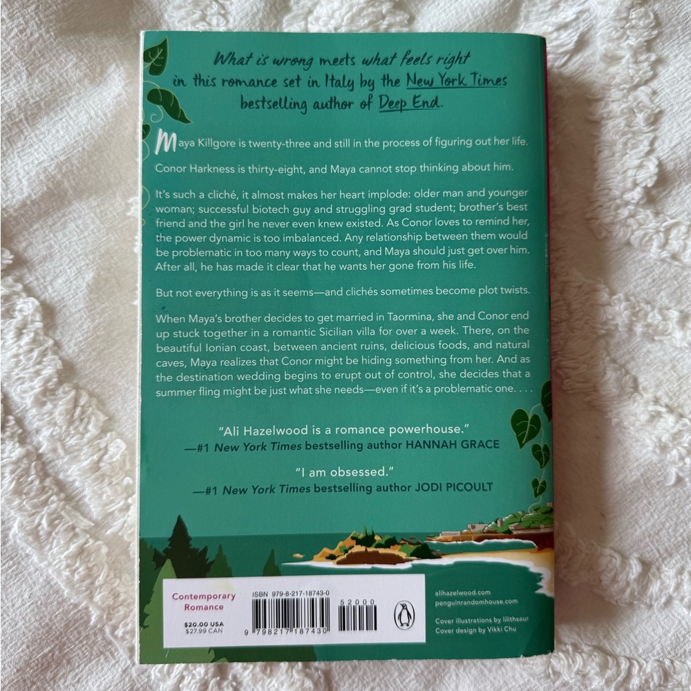 Problematic Summer Romance by Ali Hazelwood Paperback - Picture 2 of 2